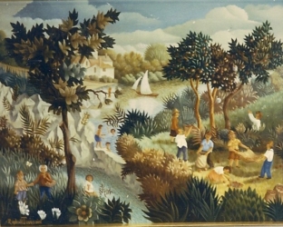 (H.B-108)- La Cueillette.
hsb de format 27×35 cm, daté 1971. Signé en bas à gauche. (H.B-108)- La Cueillette. hsb de format 27×35 cm, daté 1971. Signé en bas à gauche.