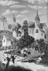 (H.B-126)- Village d’Apremont – Vendée.
hsb de format 24×16 cm, daté 1972. Signé en bas à droite. (H.B-126)- Village d’Apremont – Vendée. hsb de format 24×16 cm, daté 1972. Signé en bas à droite.