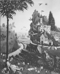 (H.B-19)- Le Repos.
hsb de format 22×16 cm, daté 1968
