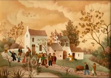 (208)- Journée d’automne hsb de format 19×27 cm, daté 1974. Signé
hsb de format 19×27 cm, daté 1974. Signé en bas à droite