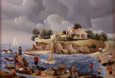 (342)-Le Relais de Cayola-Les Sables d'Olonne-1977-24x35 cm.