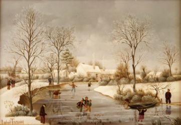 (426)- Hiver 1979 sur la Vendée-1979-hsb 24x35 cm.