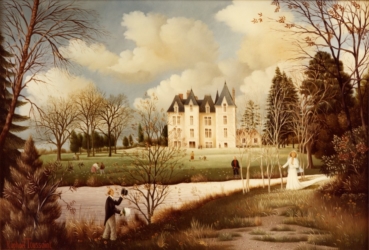 (480)- Les Mariés du Château du Rortheau-1981-hsb 24x35 cm.