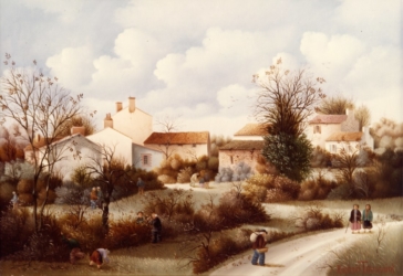 (486)-bis- En route pour les champs-1981-hsb 24x35 cm.