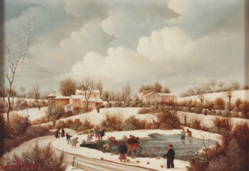 (502)- Les hautes Thermelières-Village de Vendée-1982-hsb 24x35 cm.