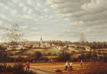 (522)-Les Semailles-Chaillé les Ormeaux-1982-33x46 cm.