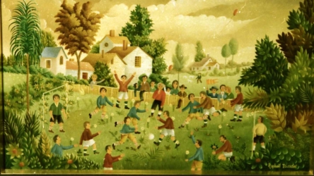 (H.B-40)- Joueurs de foot-ball
hsb de format 22×33 cm, daté 1970 (H.B-40)- Joueurs de foot-ball hsb de format 22×33 cm, daté 1970