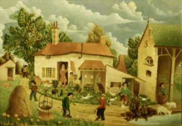 (H.B-41)- Cour de ferme
hsb de format 19×27 cm, daté 1970 (H.B-41)- Cour de ferme hsb de format 19×27 cm, daté 1970