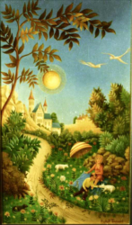 (H.B-48)- La Bergère et son berger
hsb de format 33×19 cm, daté 1970 (H.B-48)- La Bergère et son berger hsb de format 33×19 cm, daté 1970