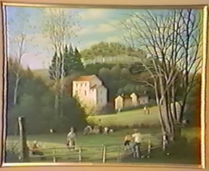 (582)- La Barrière – Village du Chadeau vers Chantonnay – 27x35 – P.B