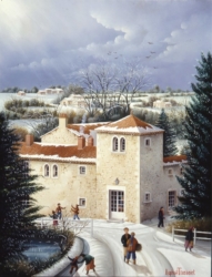 (778)-Le Logis de Bonne Fonds-Aizenay-1998-35x27 cm.