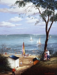 (794)-Noirmoutier-Le bois de la chaise-Chouchou et Raphaël.-2000-35x24 cm.