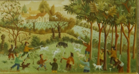(64)-L'Automne - Les 4 saisons-juillet août 1970- hsb 14x18 cm.