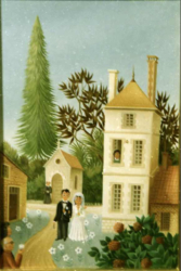 (76)- Les Mariés sur la route du bonheur-1970- hsb 18x12 cm