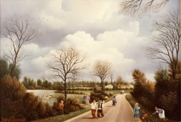 (468)- Par une belle journée printanière-1981-hsb 24x35
