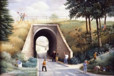 (642)-Le petit Pont de chemin de fer-Vers Chambretaud