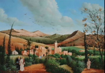 (897)- Marrakech – La Vallée fleurie – Village dans la Vallée de l’Ourika – 2018 3P