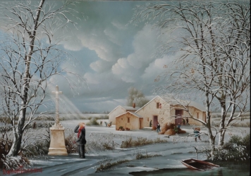 (898)- « En Prière » – Au pied du Calvaire, dans la campagne vendéenne – Juillet/Août 2018 2P